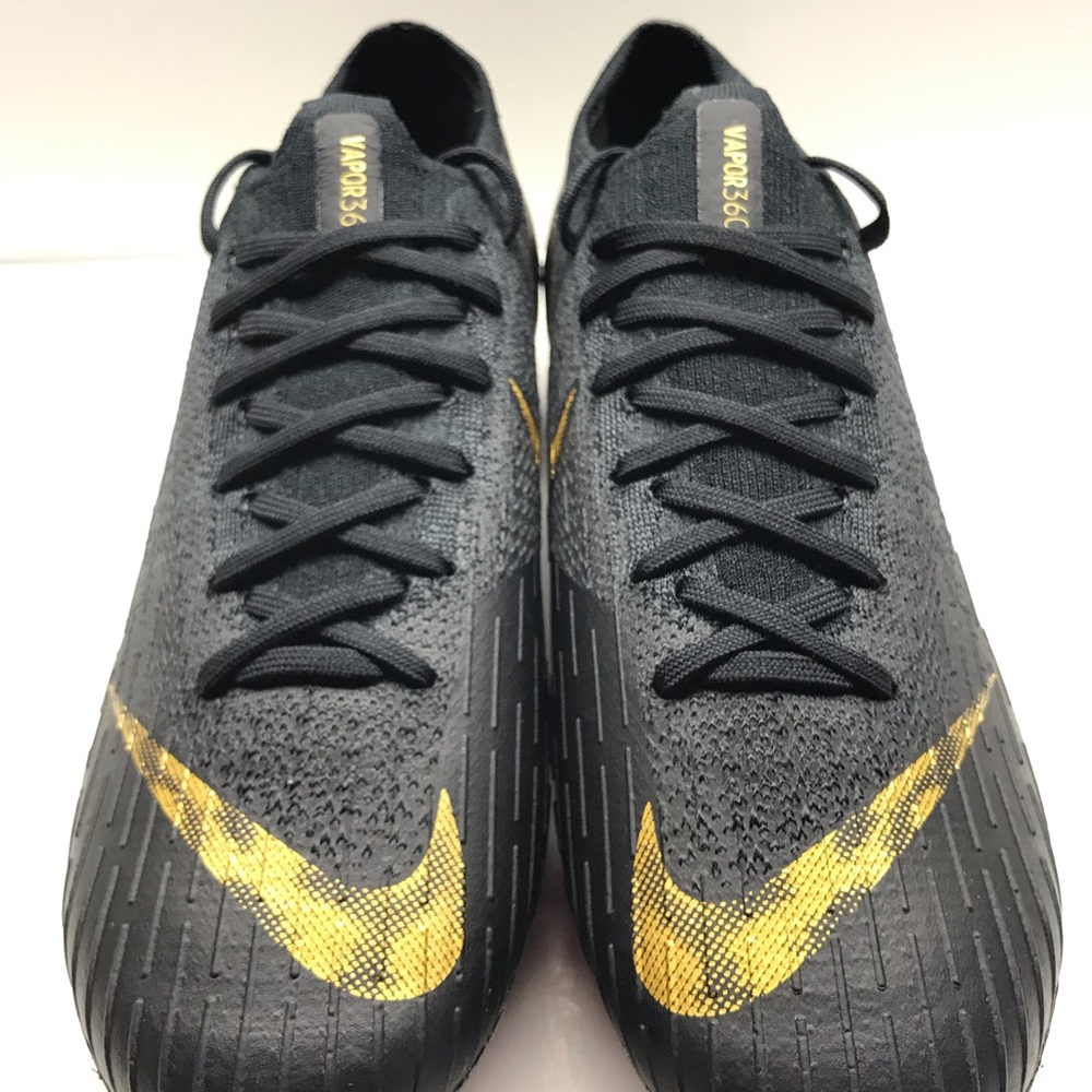 SOLD NEW NIKE MERCURIAL VAPOR 12 ELITE BLACK/GOLD - Picture 7 of 8